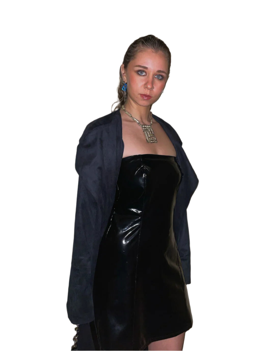 Latex Mini Dress