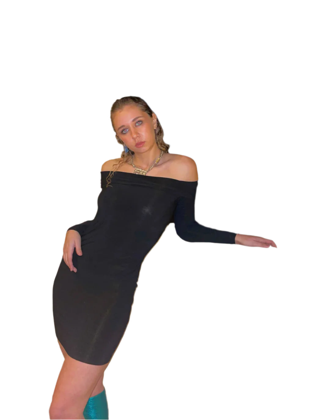 Off-shoulder Mini Dress