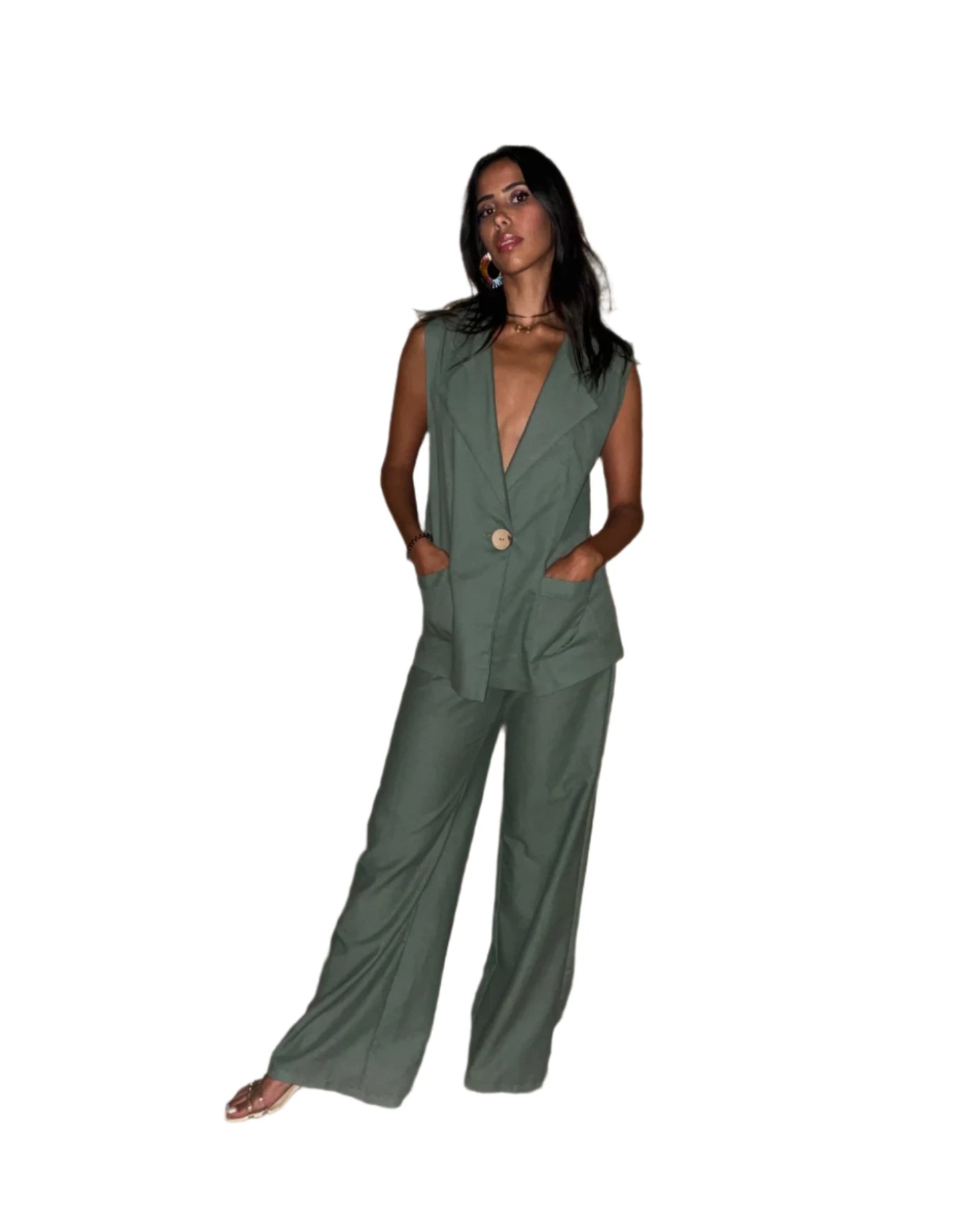 Linen Vest