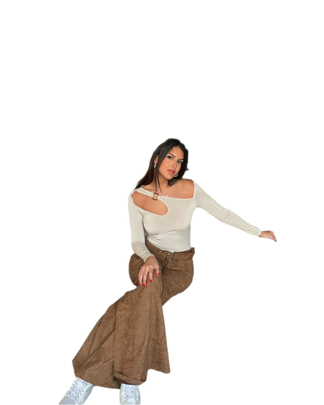 Suede Pants