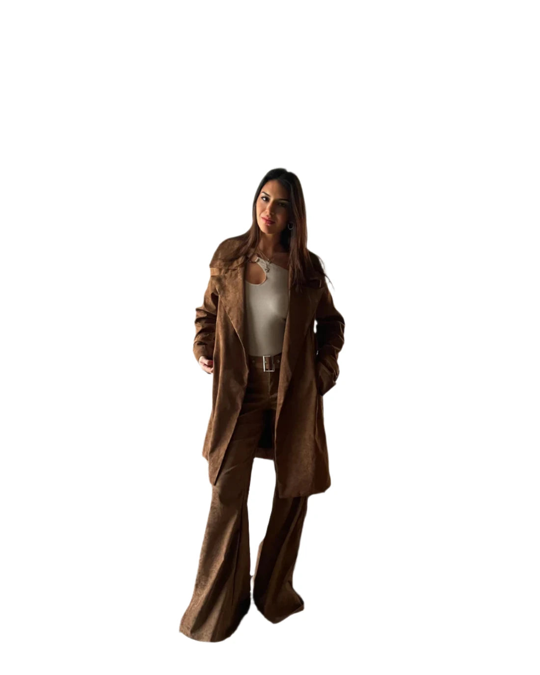 Suede Pants
