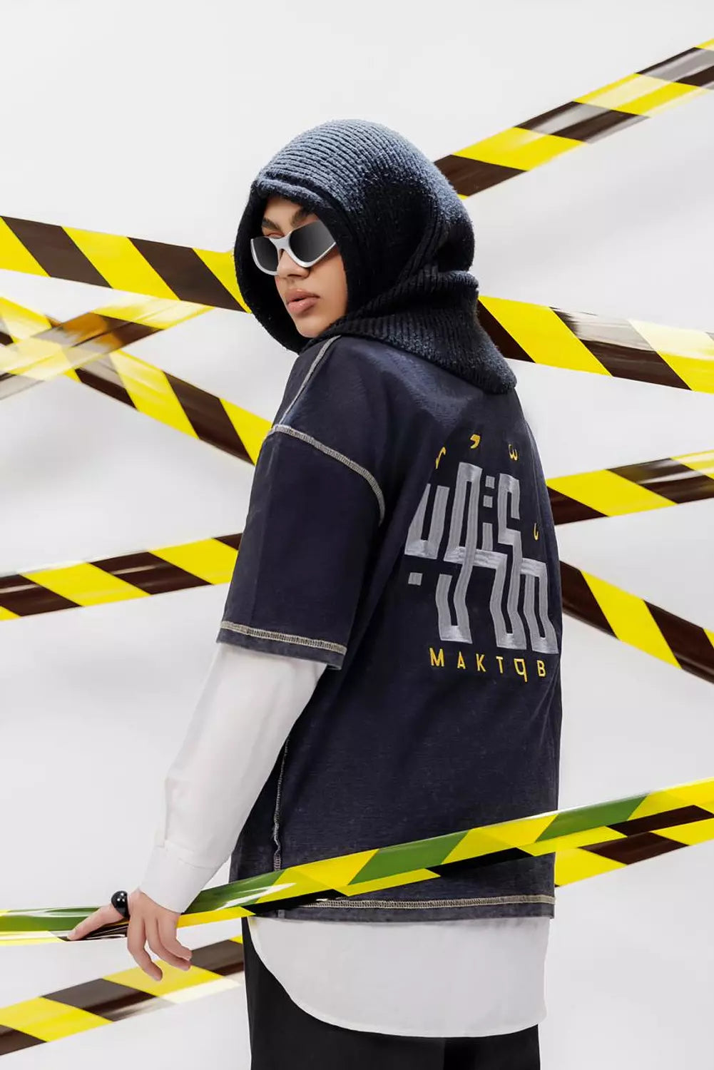 Washed Inside Out Oversized T-shirt