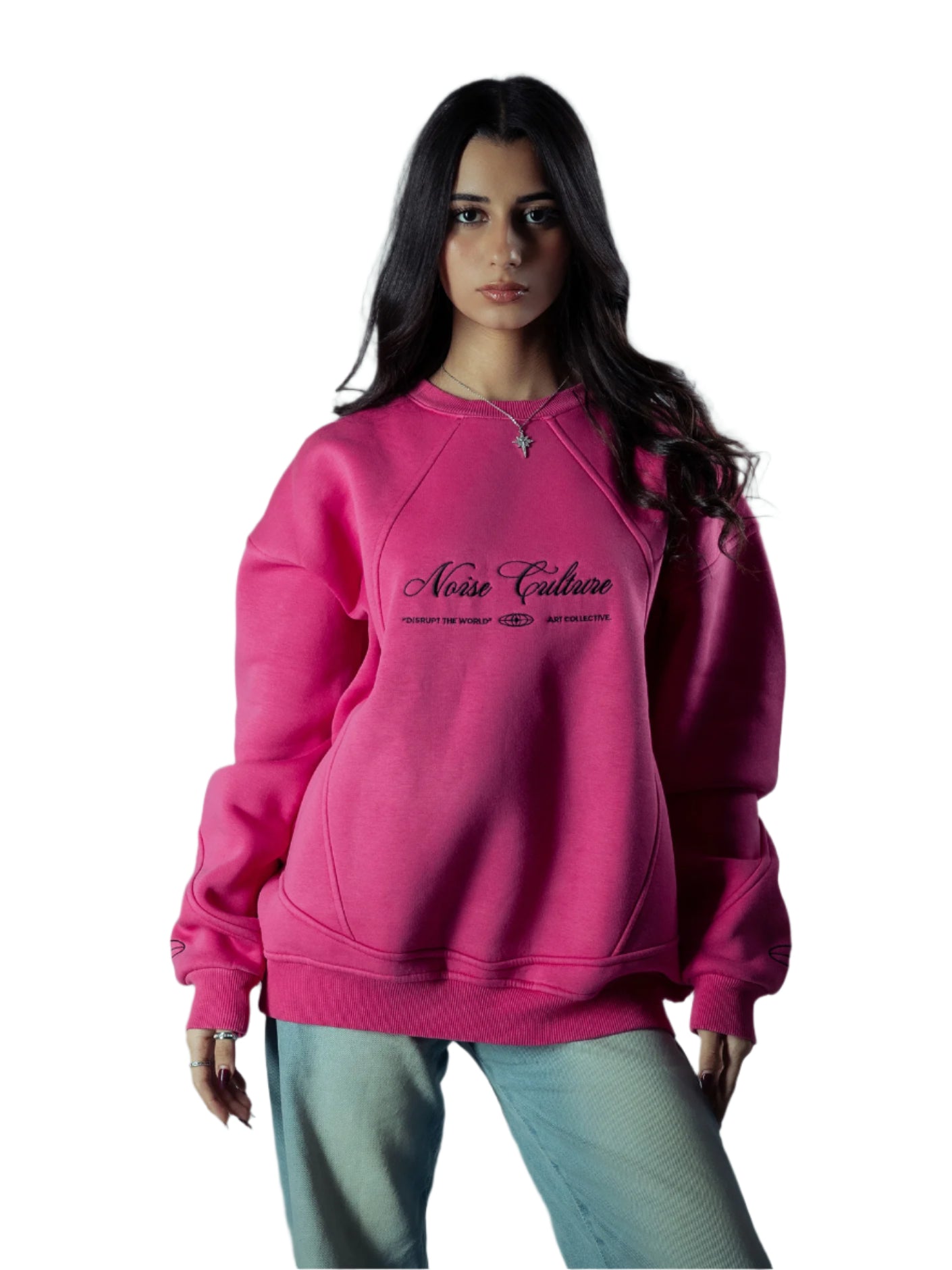 Pink Threads Crewneck