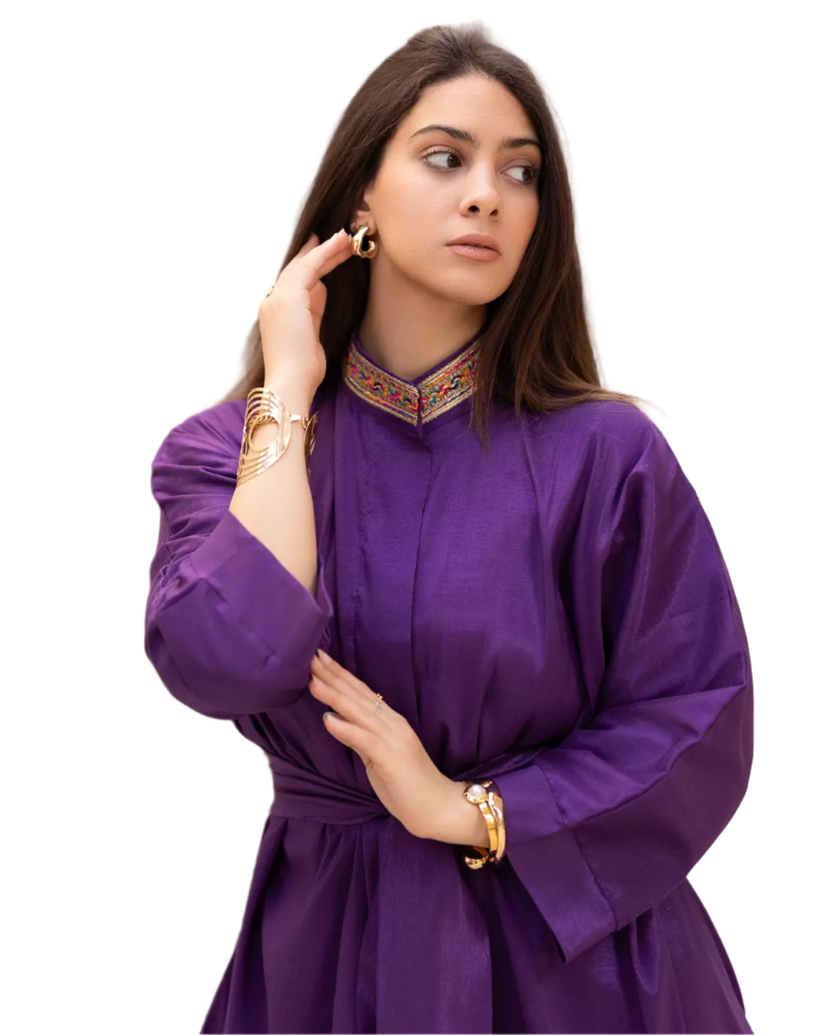 Purple blouse