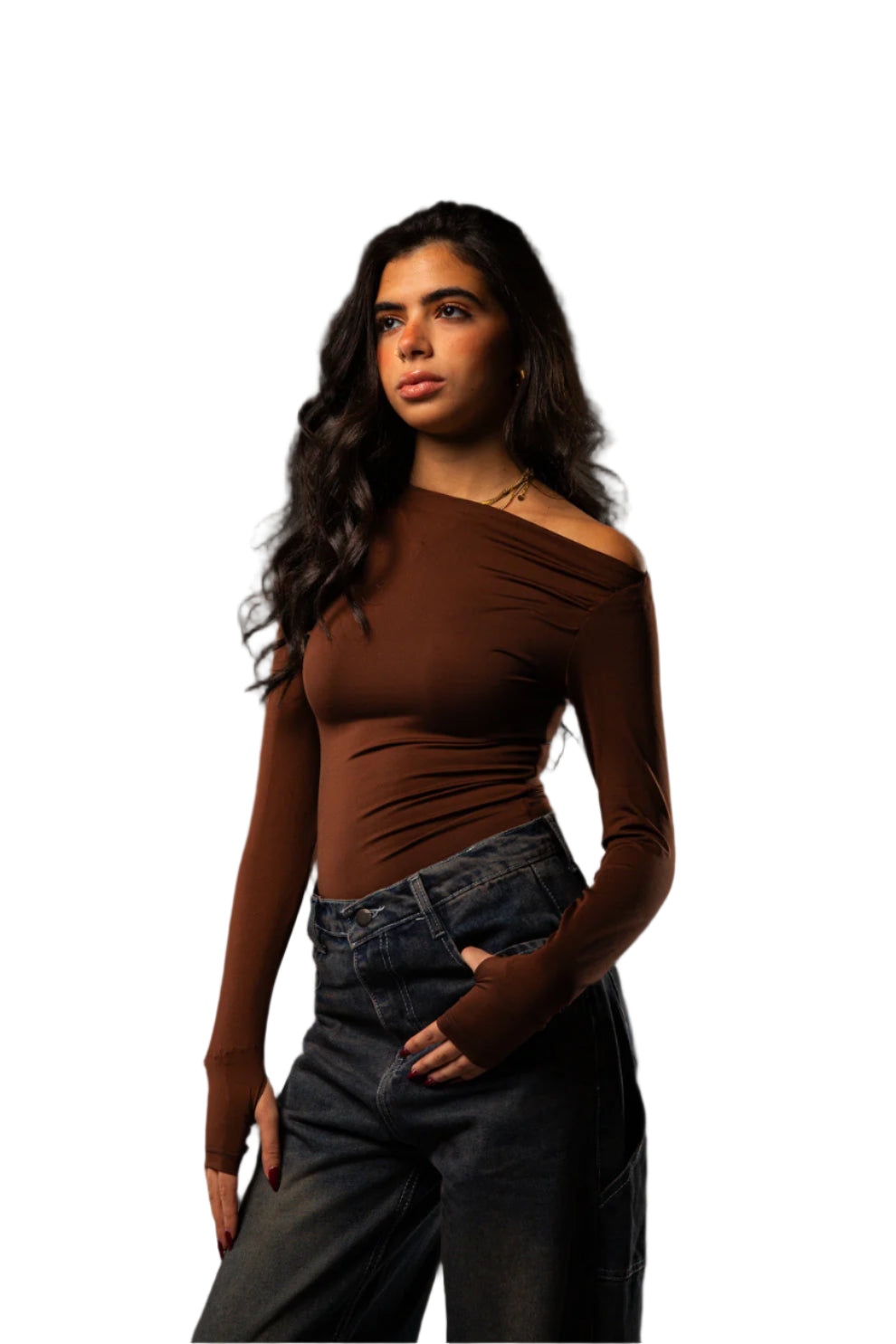 OFF-SHOULDER TOP