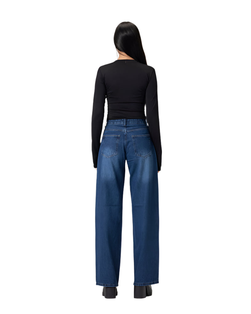 Steel-Studs Blue Pants