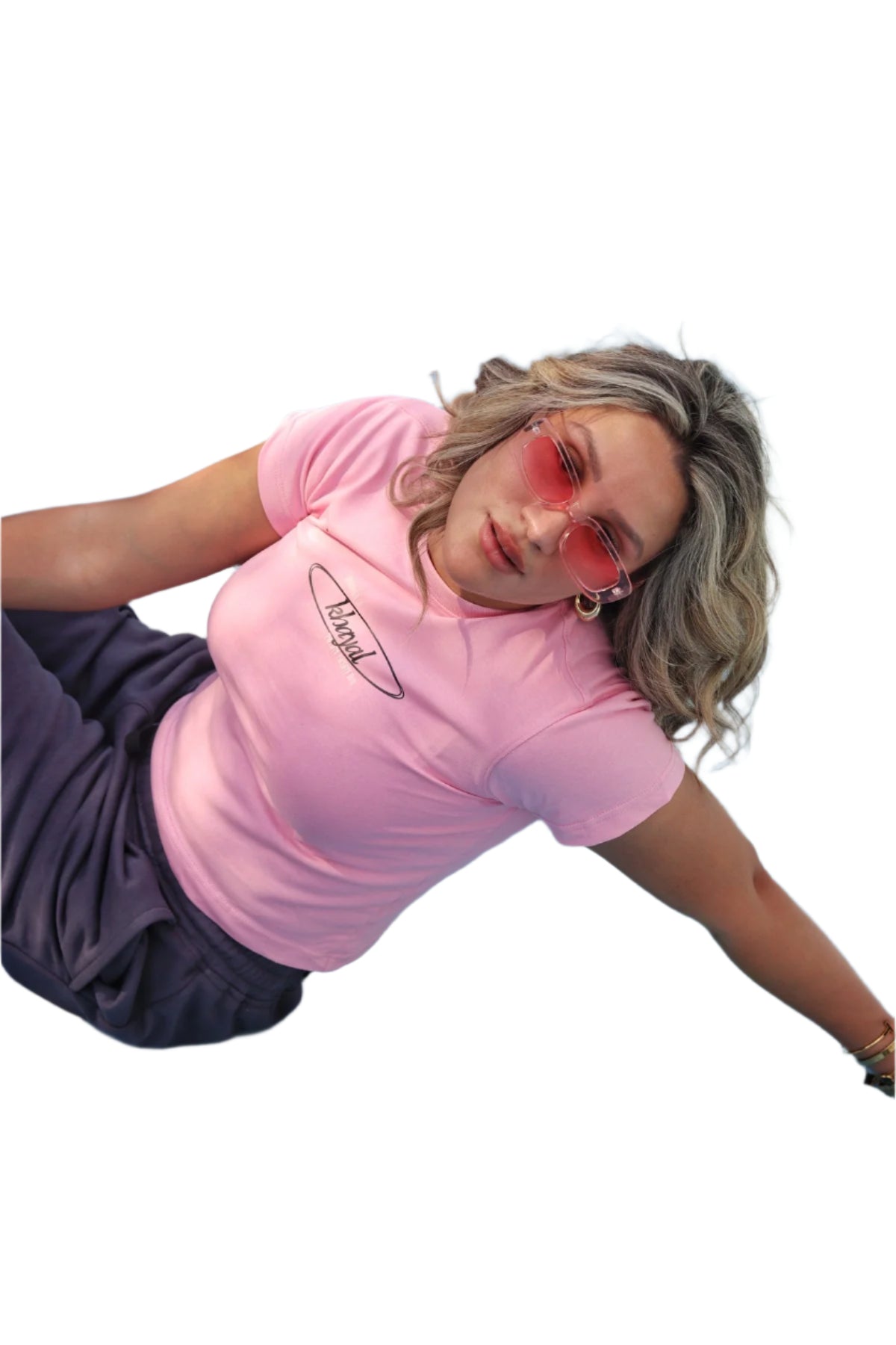 pink baby tee