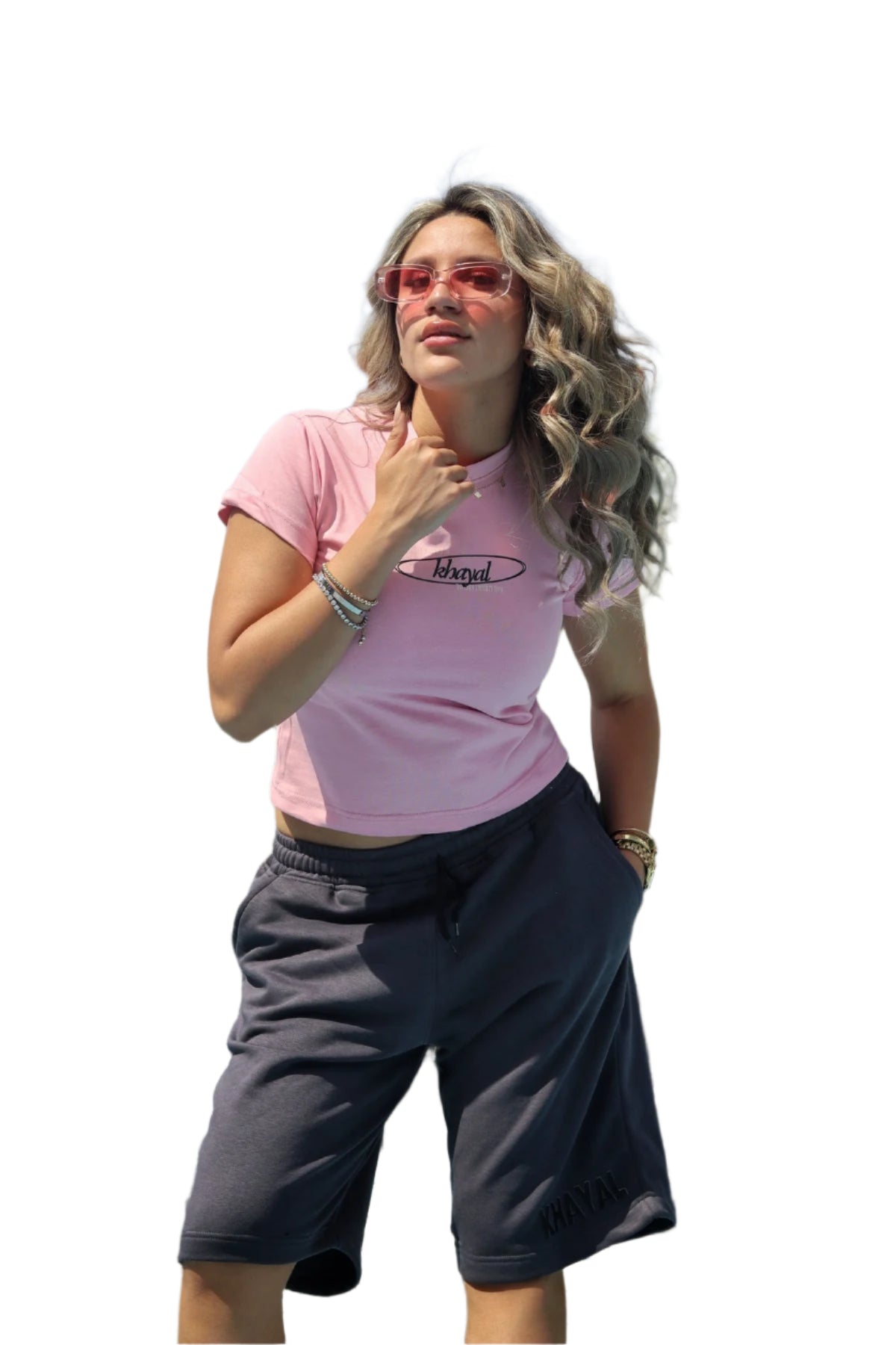 pink baby tee