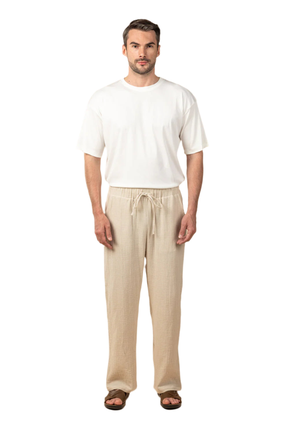 Wide Leg Baby Cotton Pants