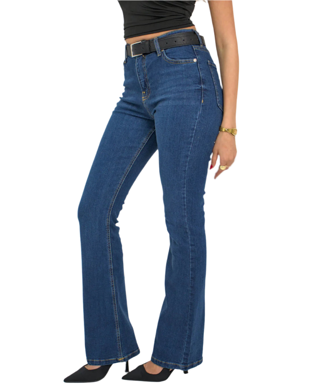 The Flare Fit - Blue