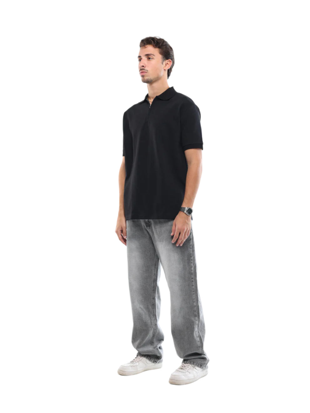 MEN’S GREY WASHED DENIM