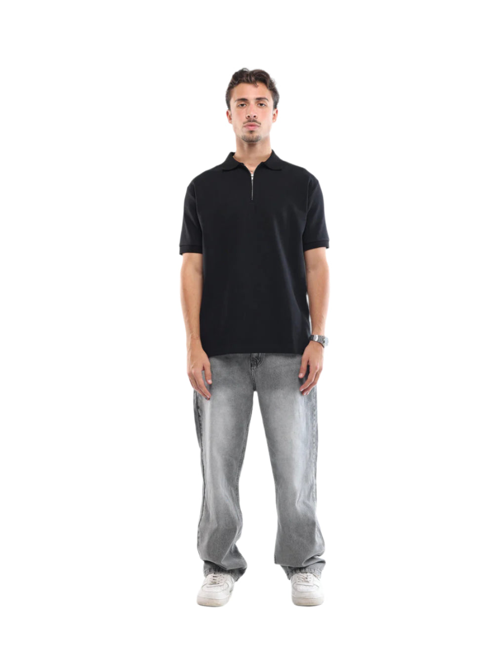 MEN’S GREY WASHED DENIM