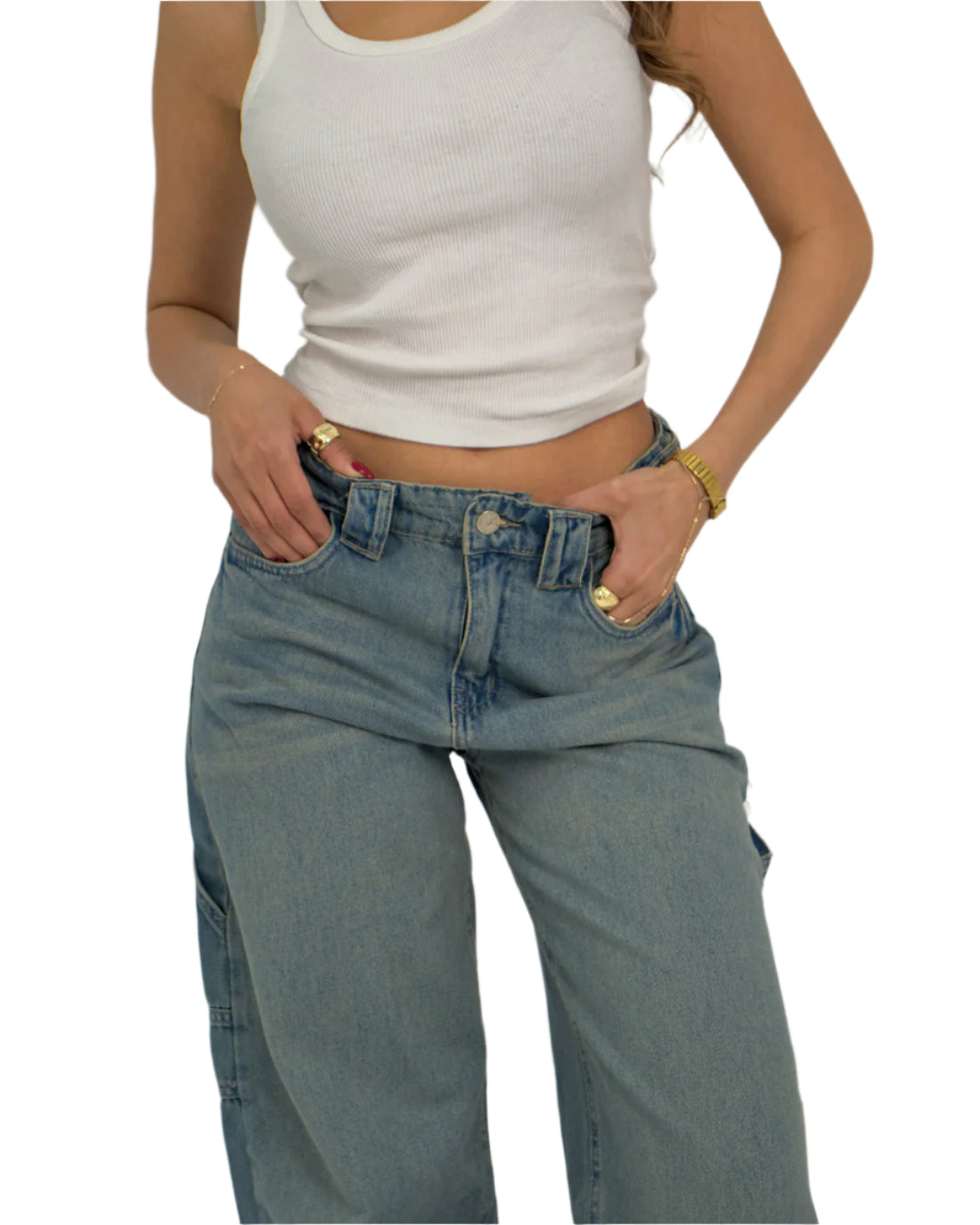 Carpenter Washed Blue Denim