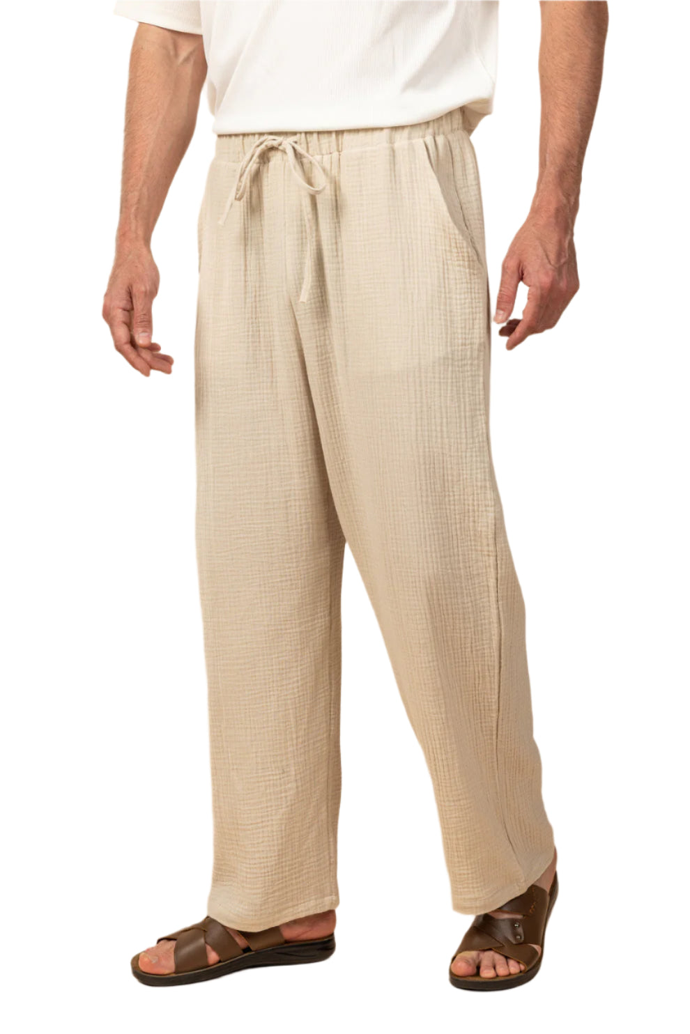 Wide Leg Baby Cotton Pants