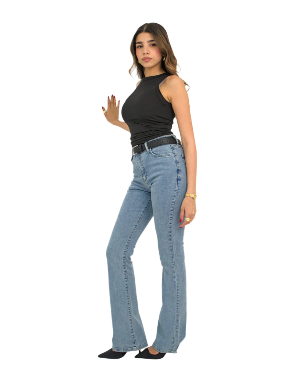 The Flare Fit - Light Blue