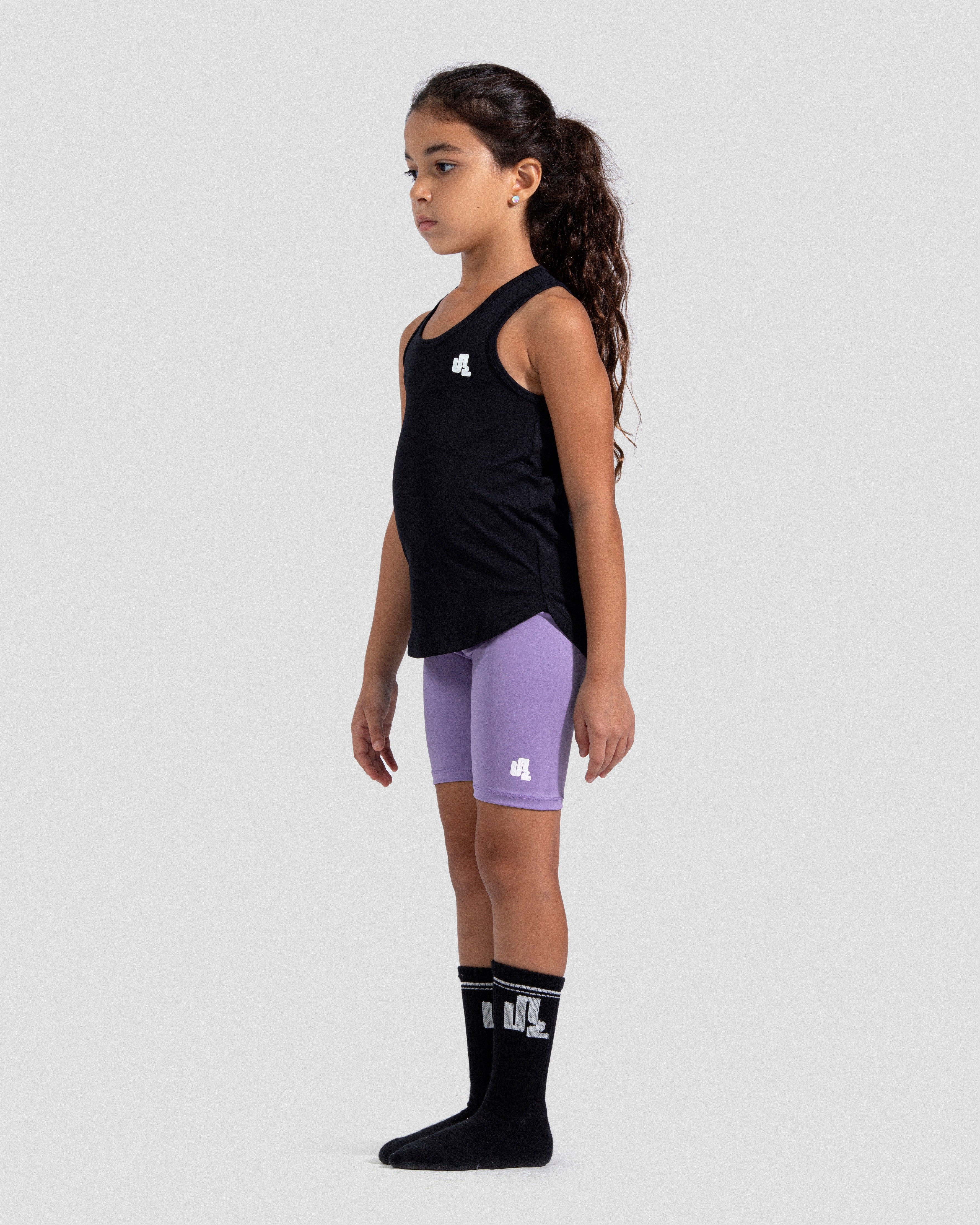 Lavender Biker Short