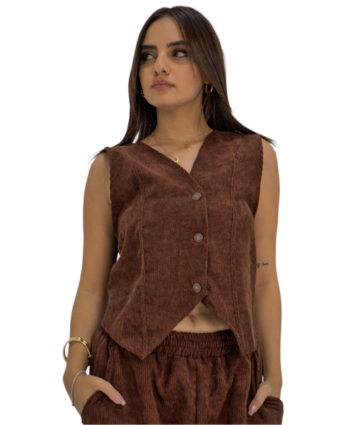 Brown Velvet Set