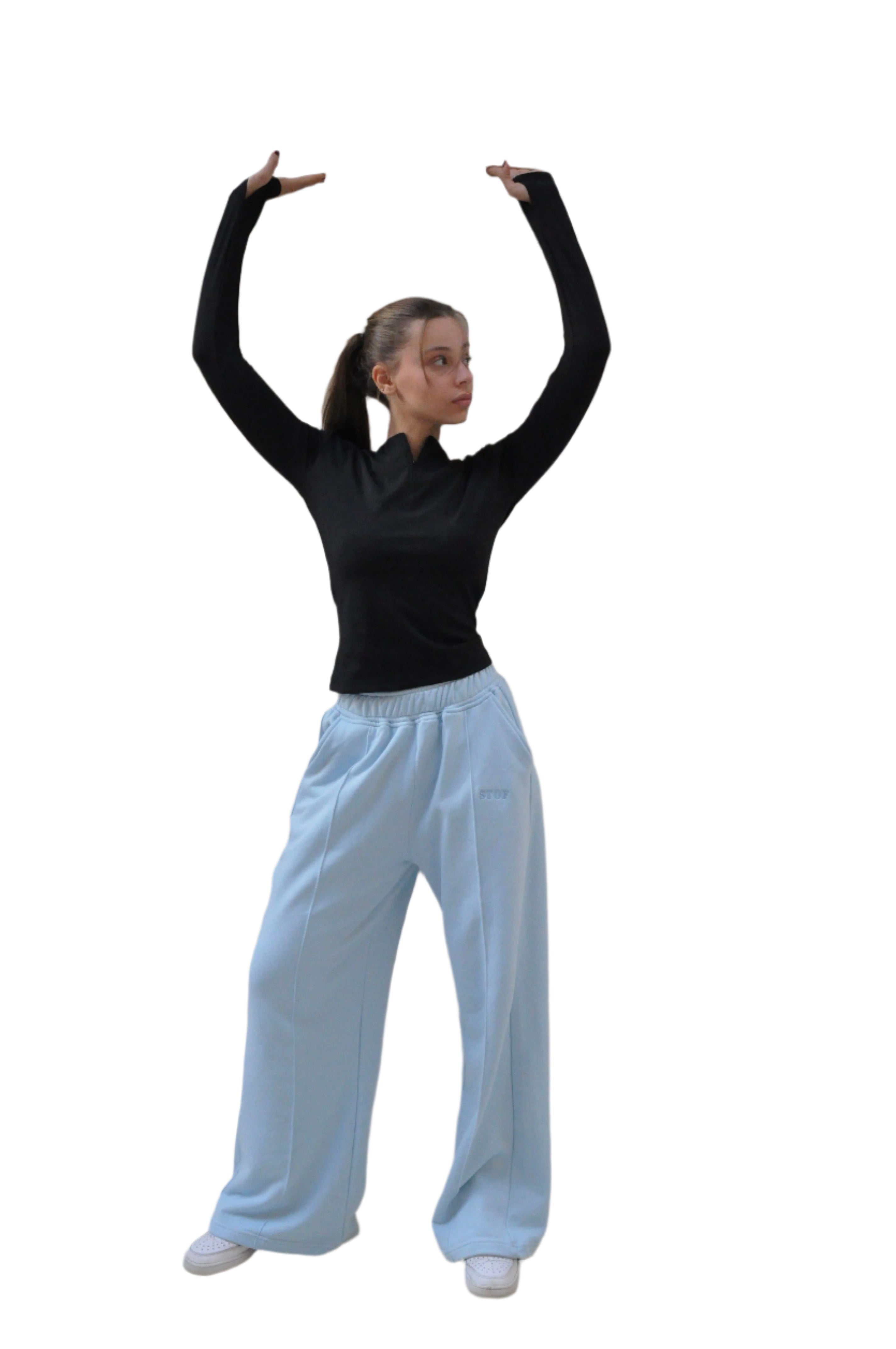 WIDE-LEG sweatpants