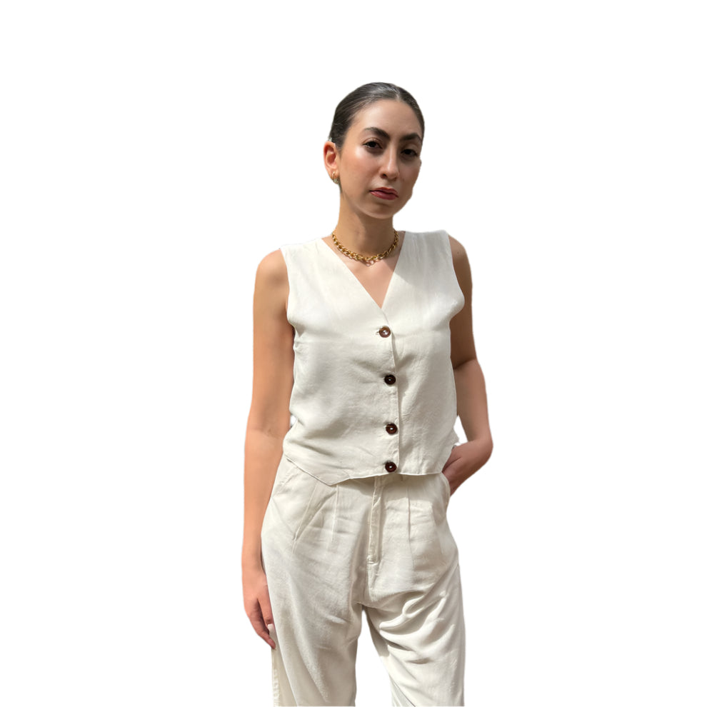 linen vest