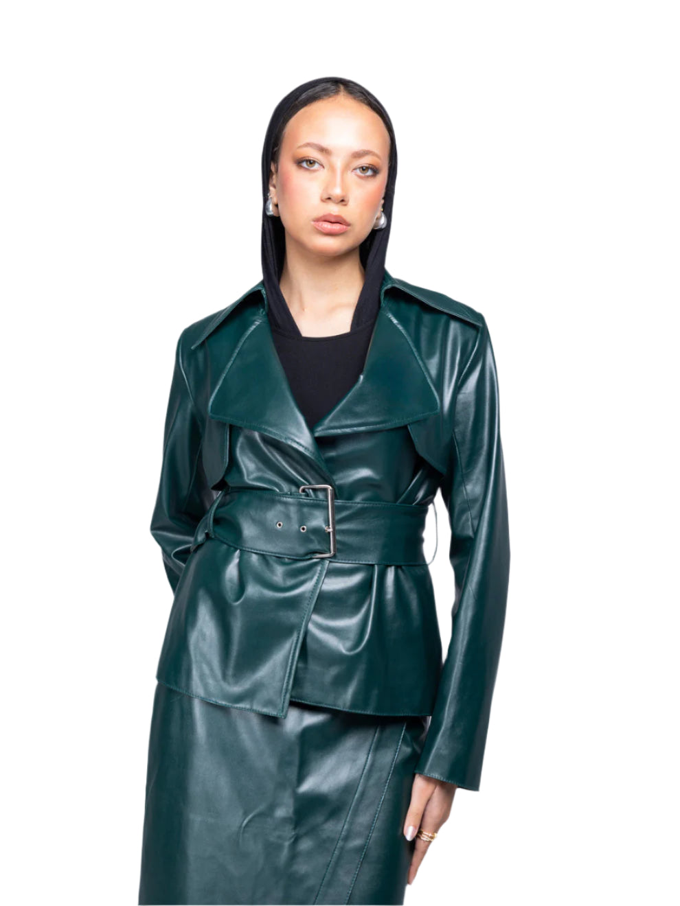 THE EMERALD GREEN LEATHER JACKET