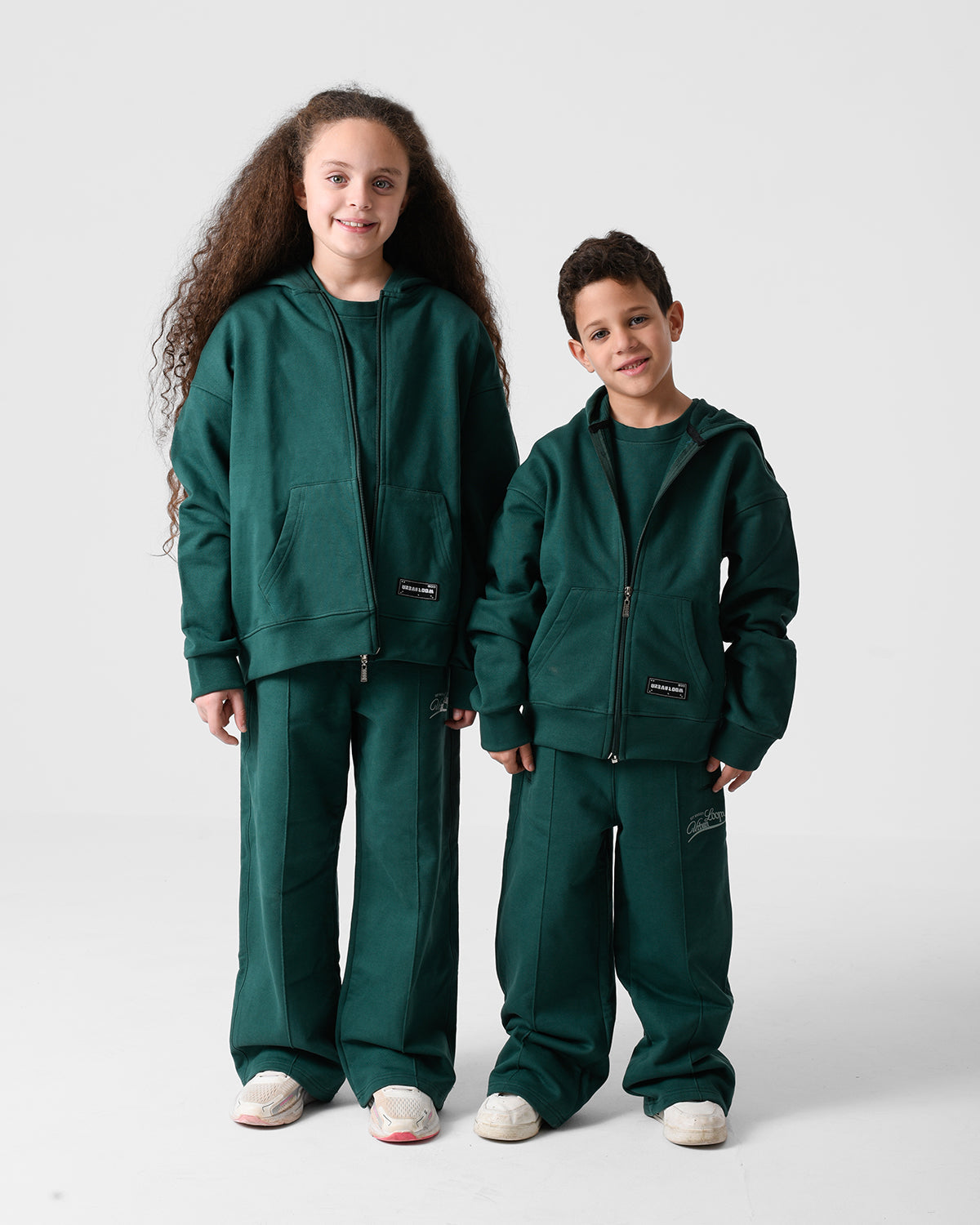 Green UL Zip-Up Hoodie