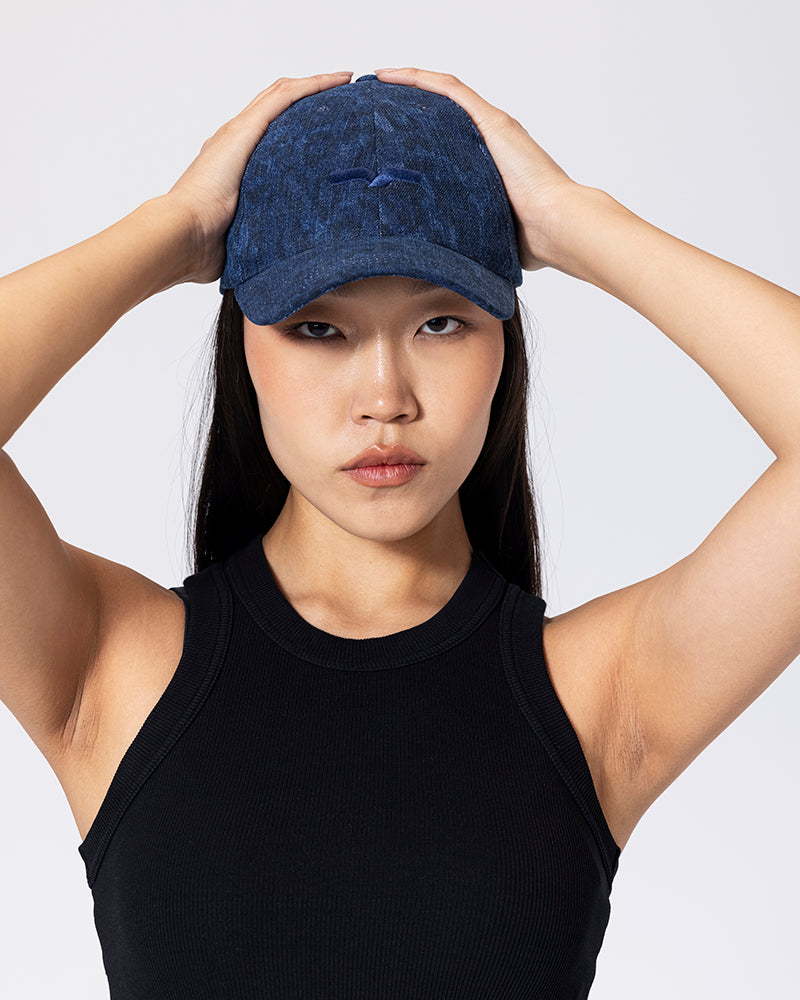 Royal-Blue Leopard Cap
