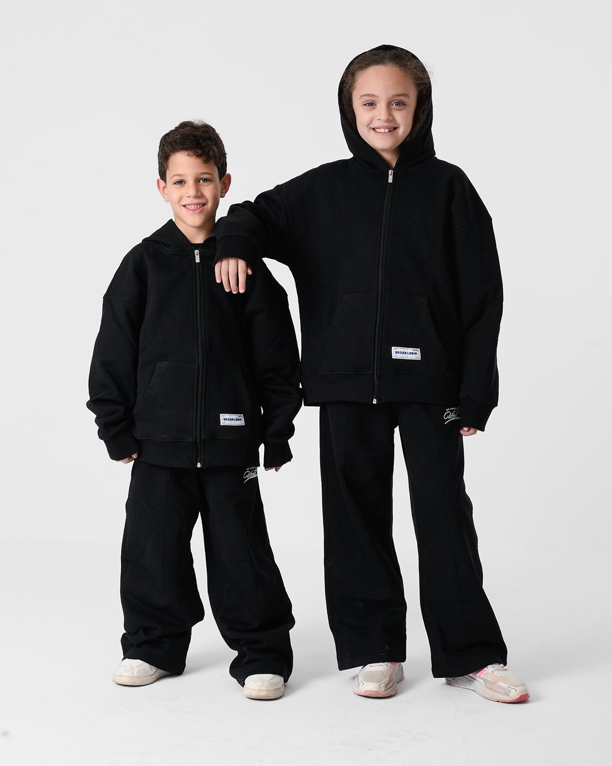 Black UL Zip-Up Hoodie