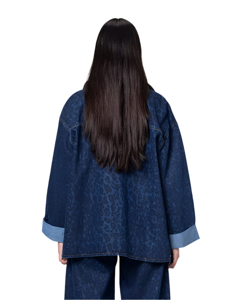 Dark-Blue Leopard Set