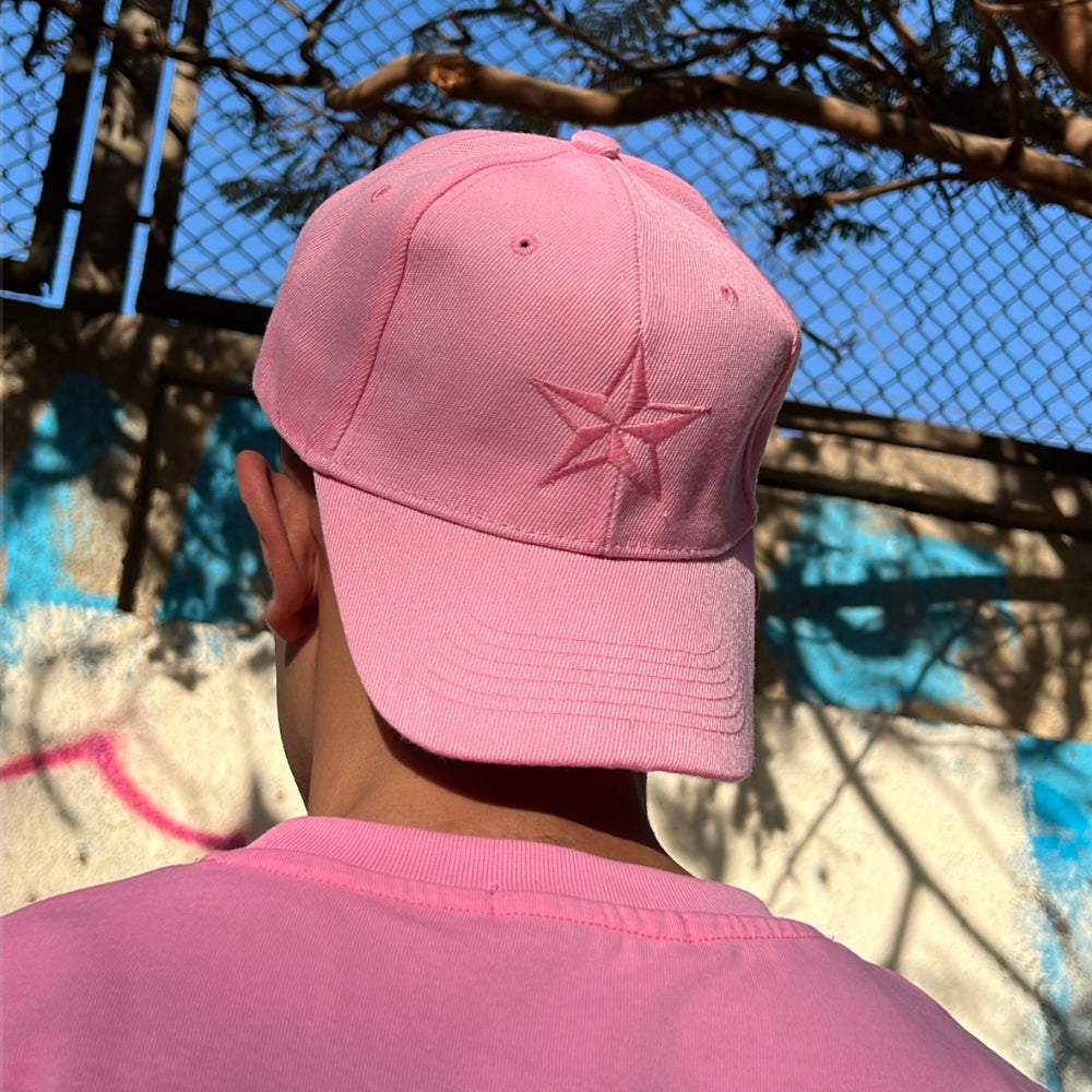 Pink Star Cap