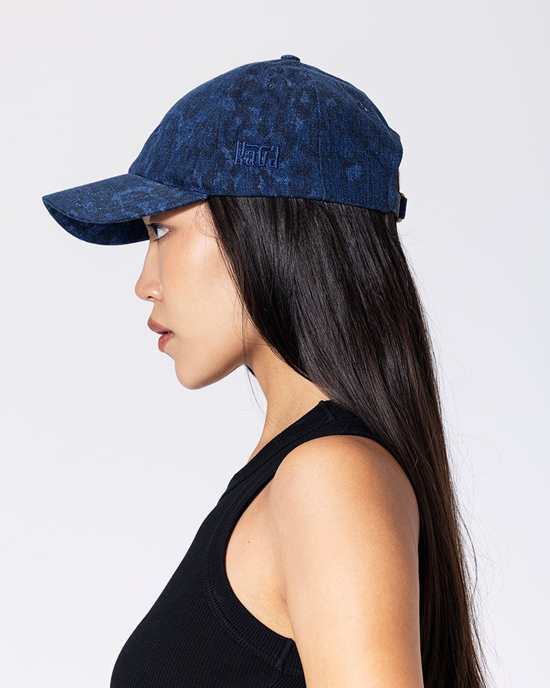 Royal-Blue Leopard Cap