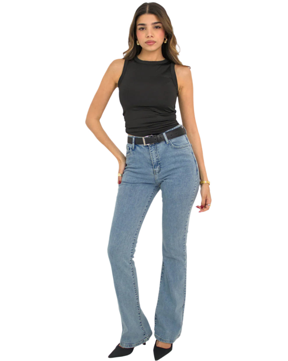 The Flare Fit - Light Blue