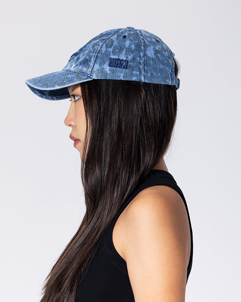 Royal-Blue Leopard Cap