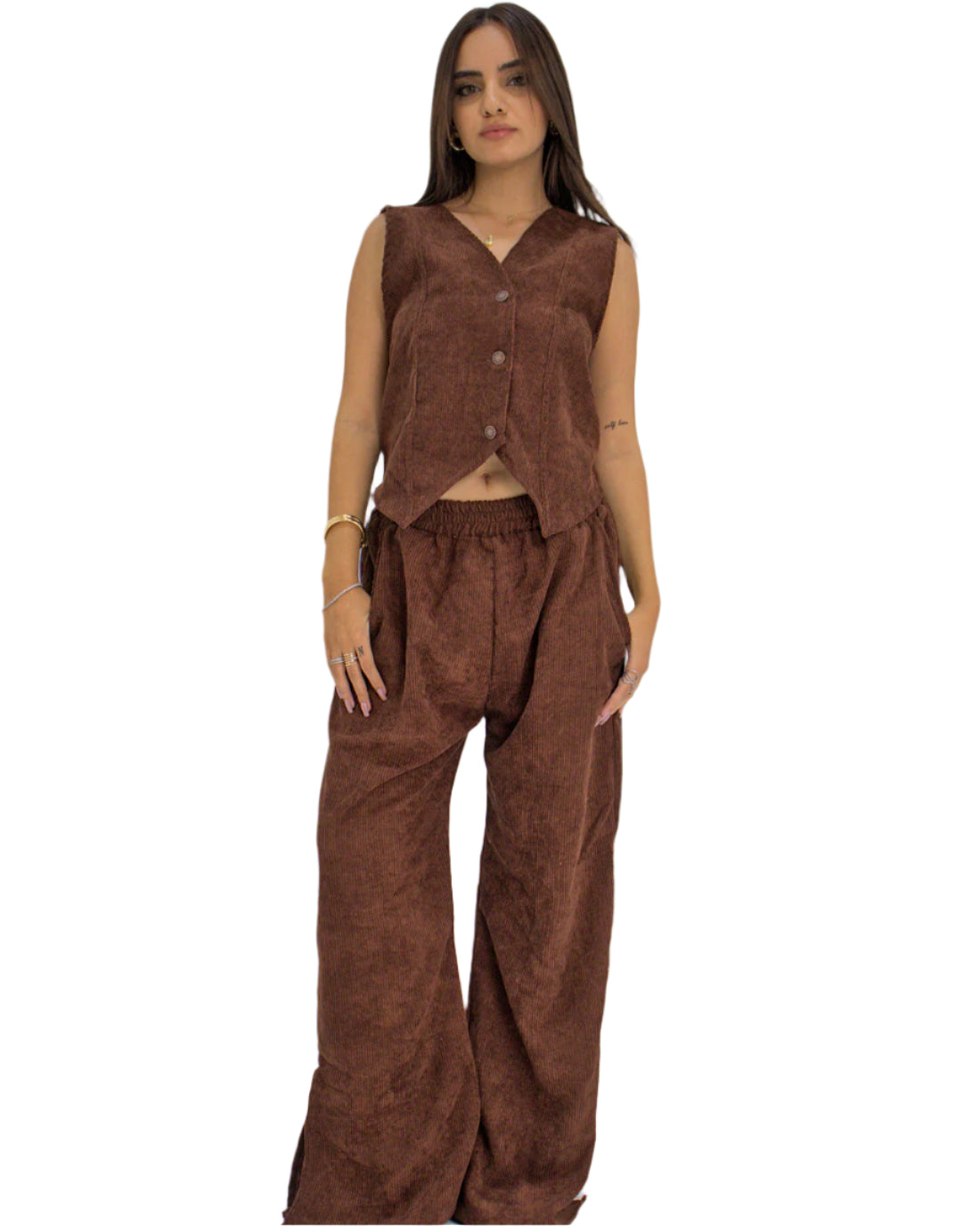 Brown Velvet Set