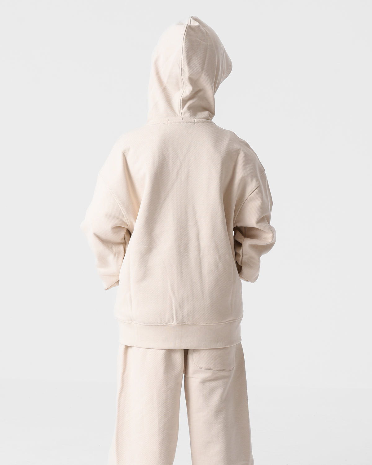 Beige UL Zip-Up Hoodie