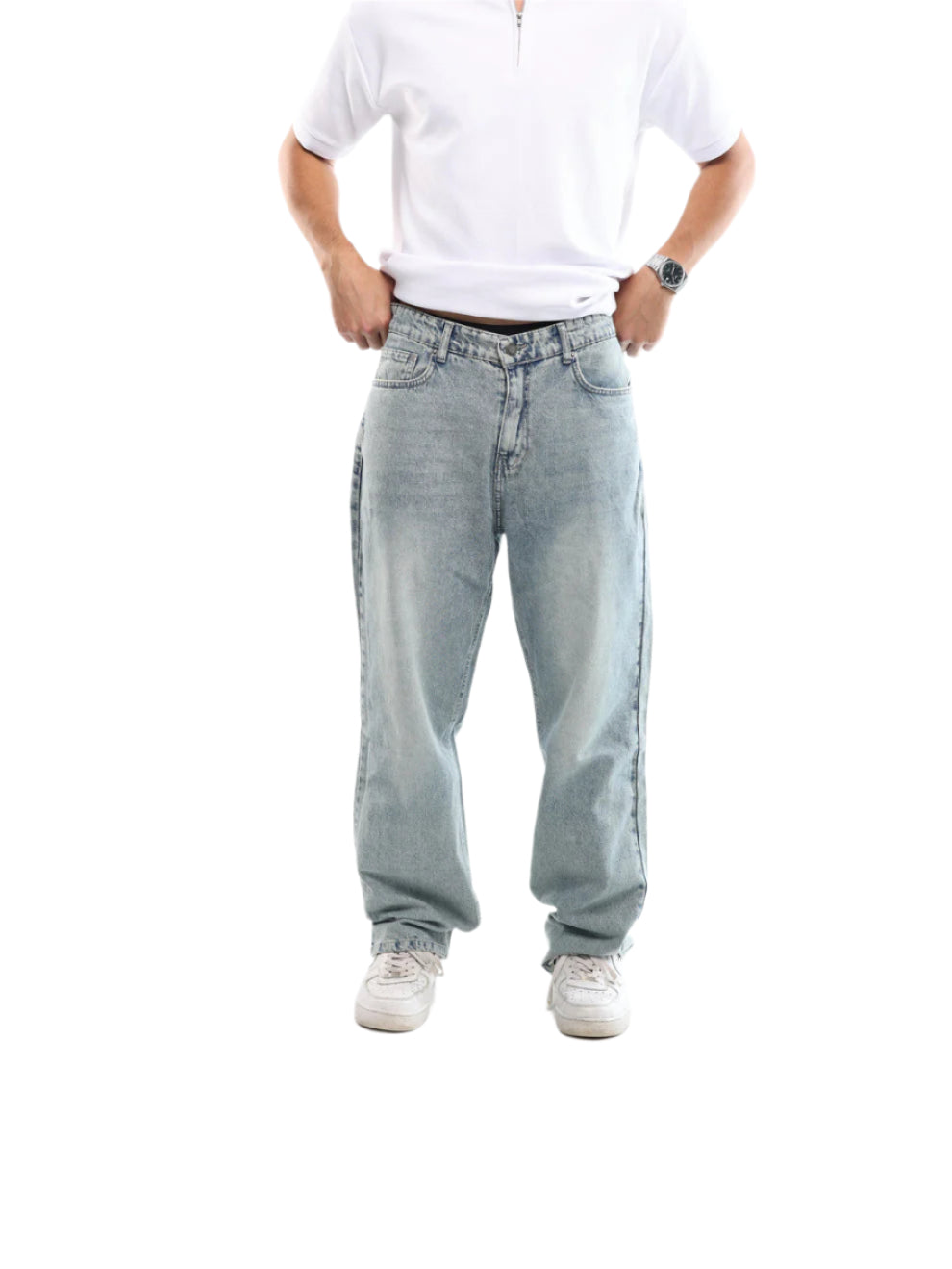 MEN’S BLUE WASHED DENIM