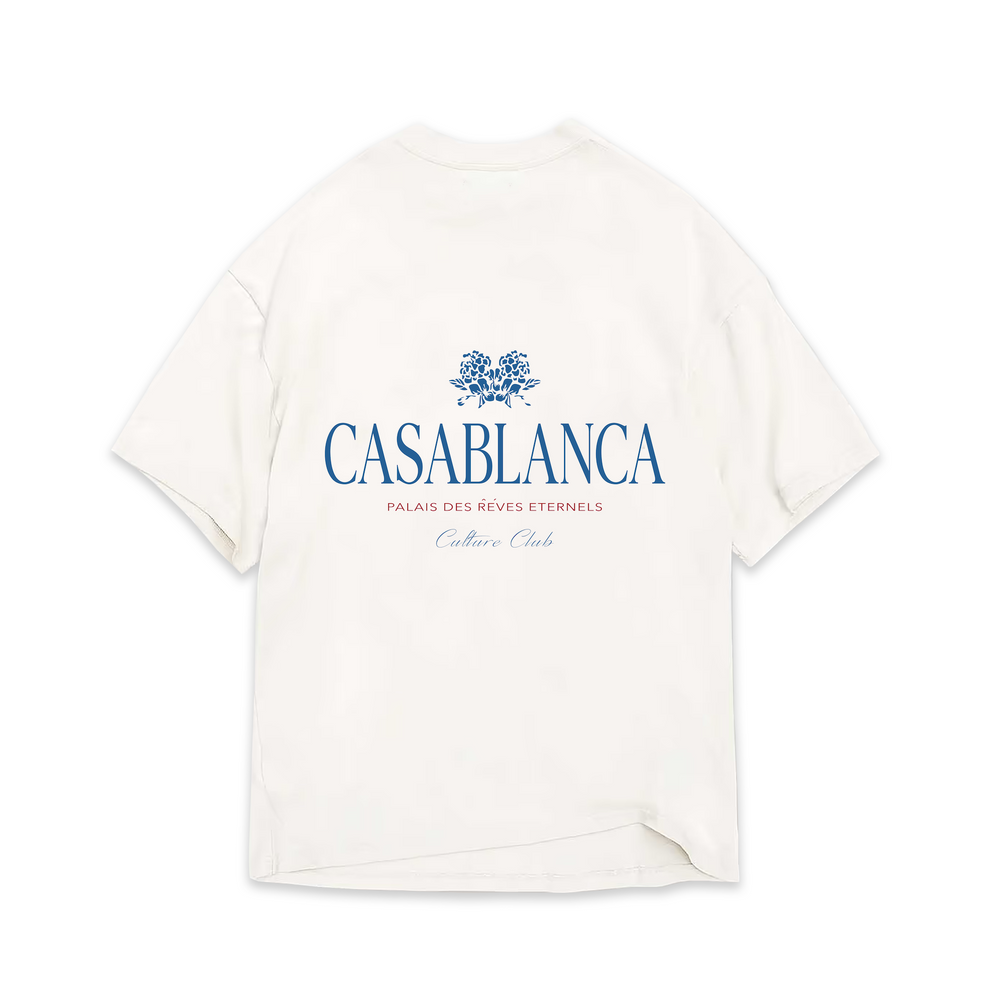 CASABLANCA TEE - WHITE