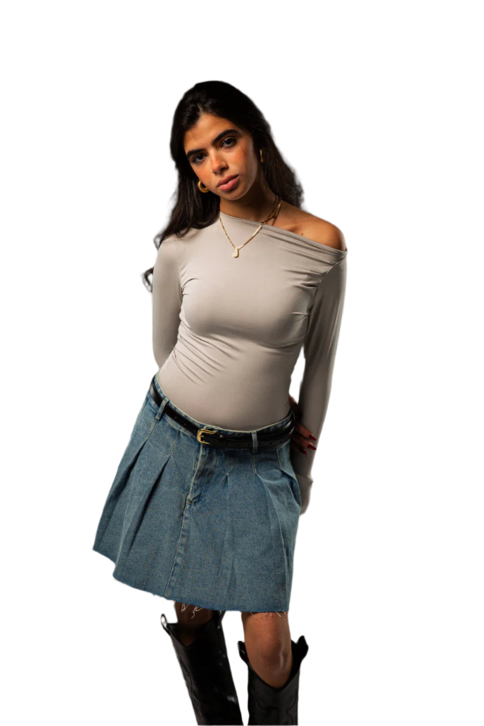 OFF-SHOULDER TOP