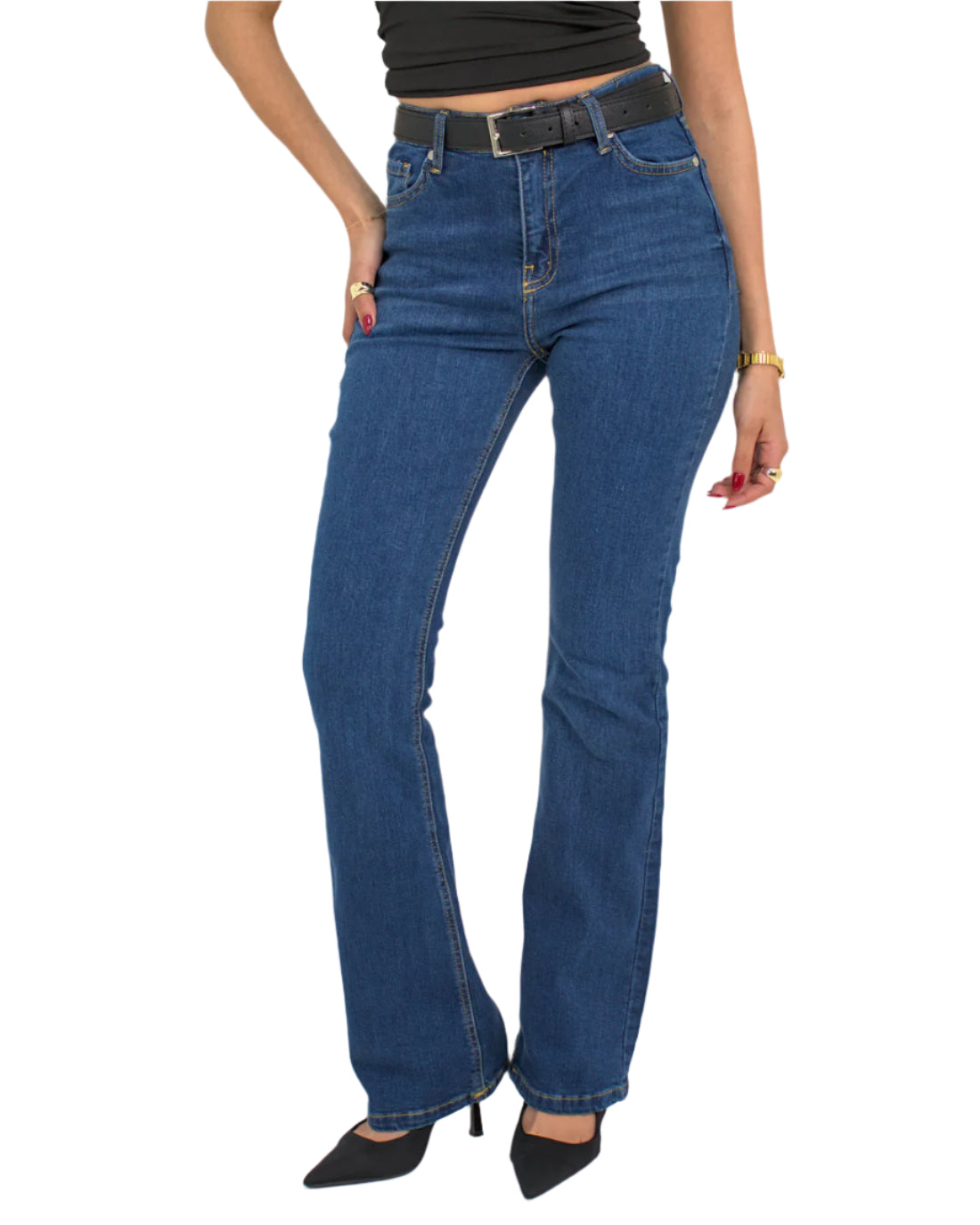 The Flare Fit - Blue