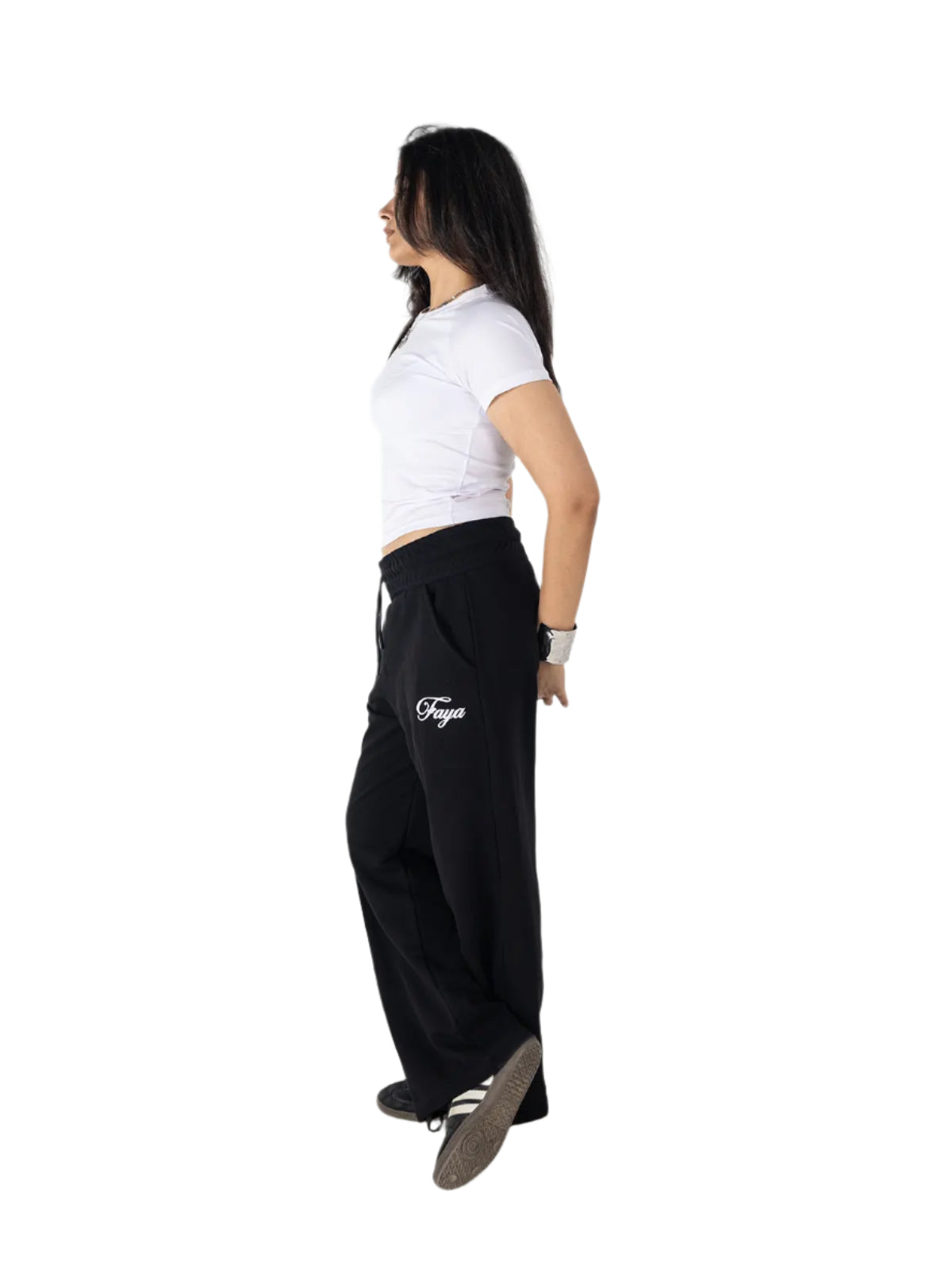 Relaxed Fit Sweatpants – Jet Black