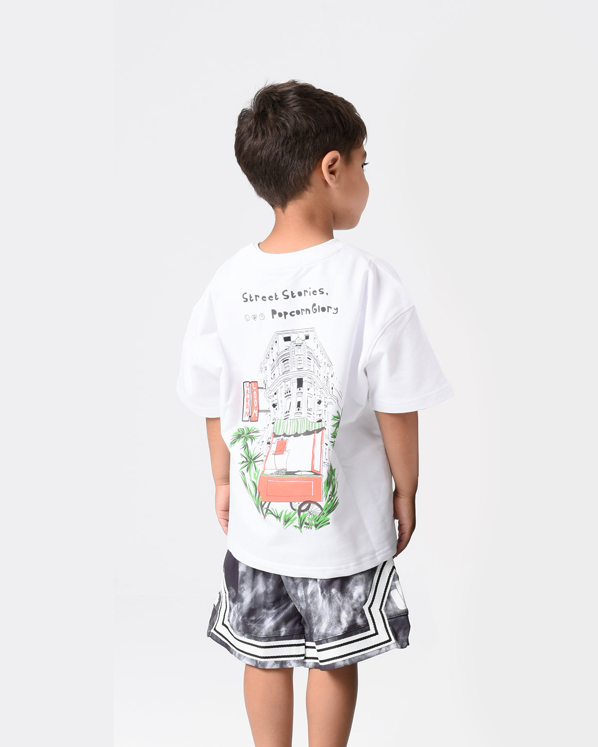 Dark Smoke Basketball Short