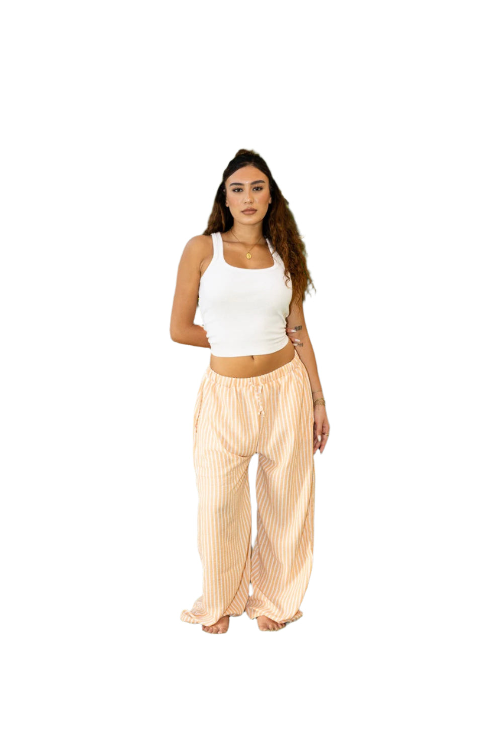 Striped Linen Pants