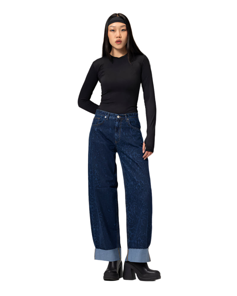 Fold Up Leopard Pants
