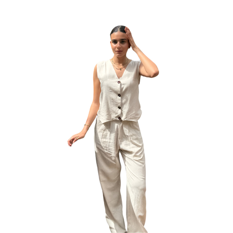 linen vest