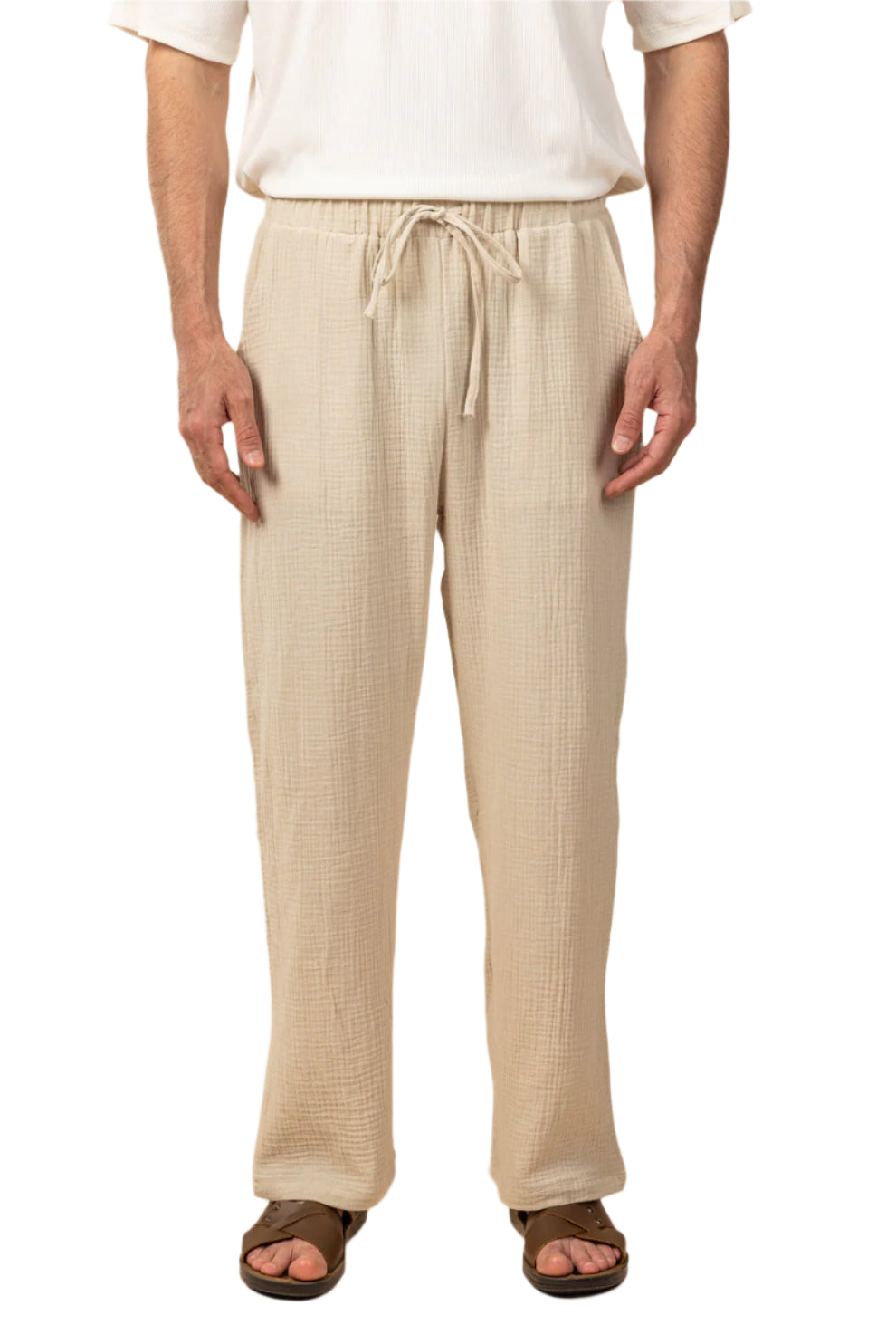Wide Leg Baby Cotton Pants