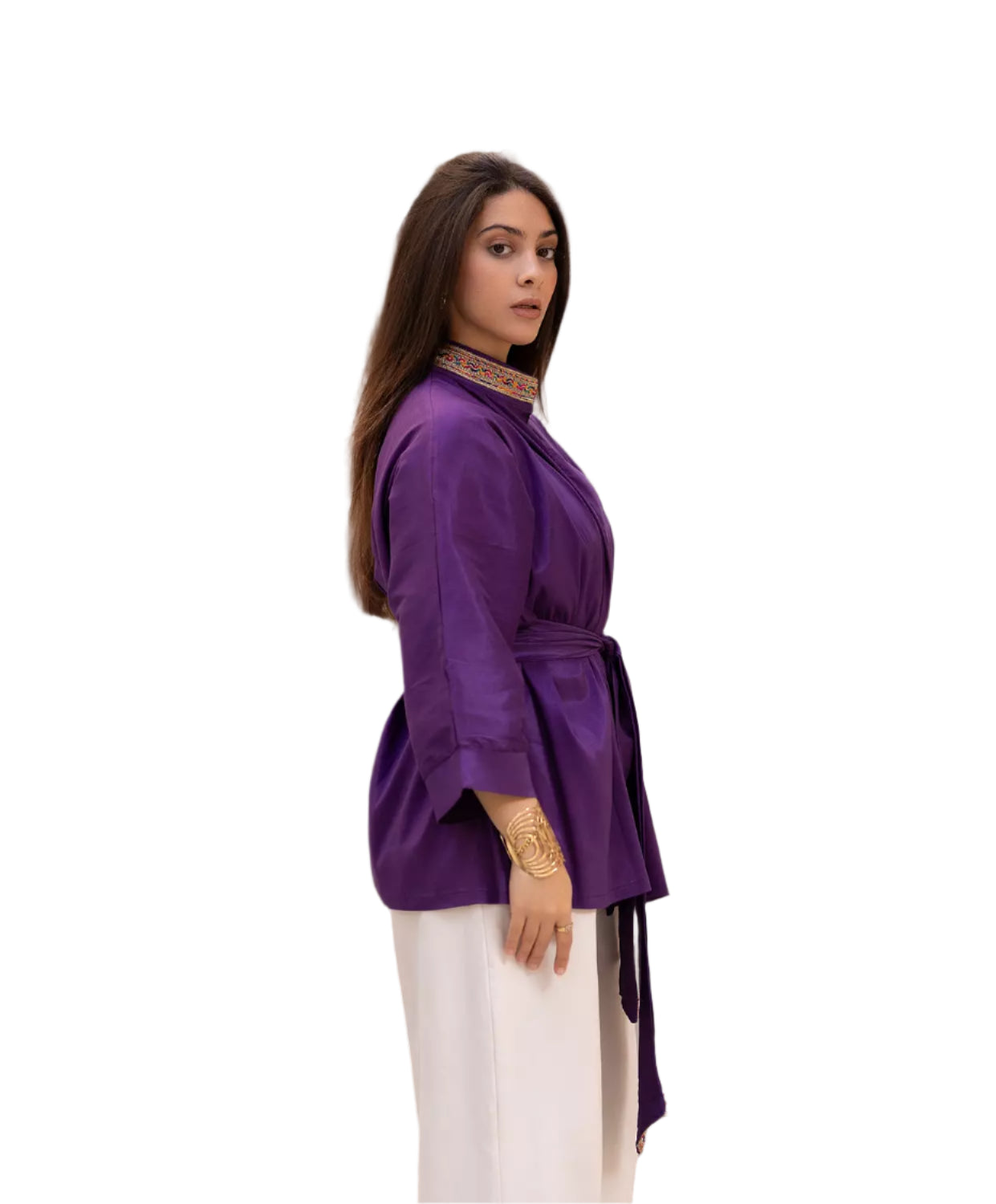 Purple blouse