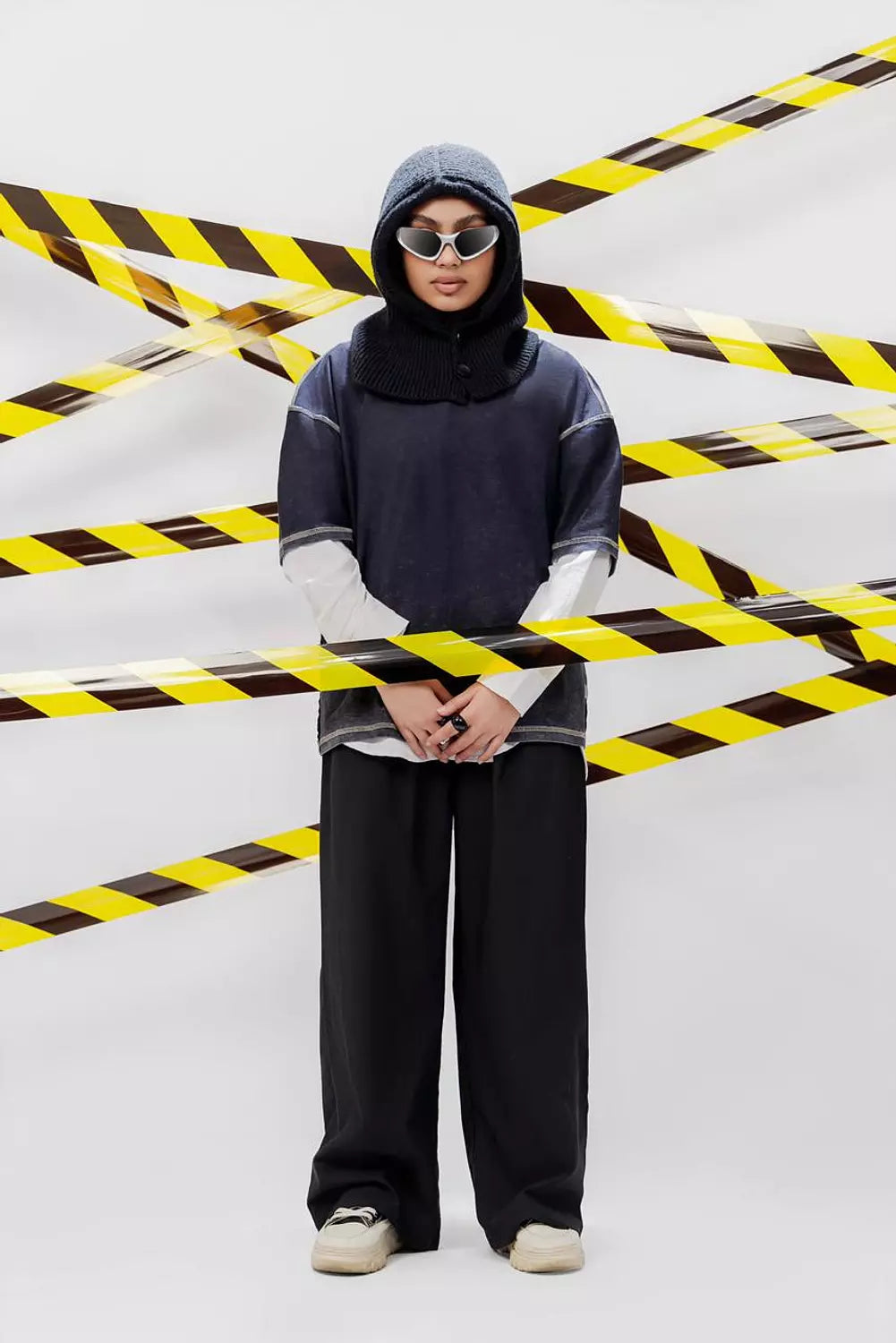 Washed Inside Out Oversized T-shirt