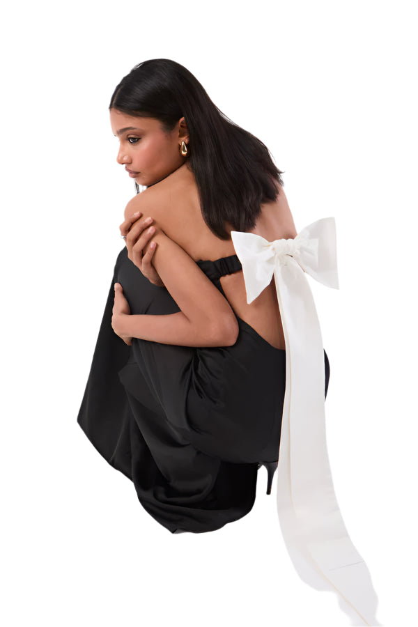 Satin Bow Gown