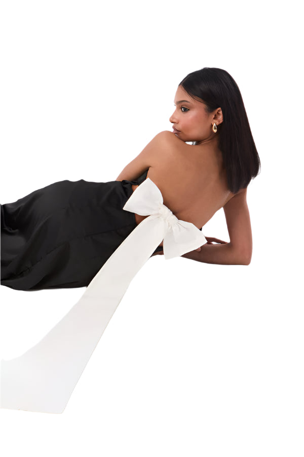 Satin Bow Gown